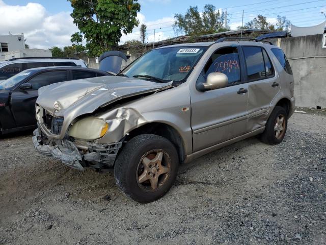 4JGAB54E61A285909 - 2001 MERCEDES-BENZ ML 320 BEIGE photo 1