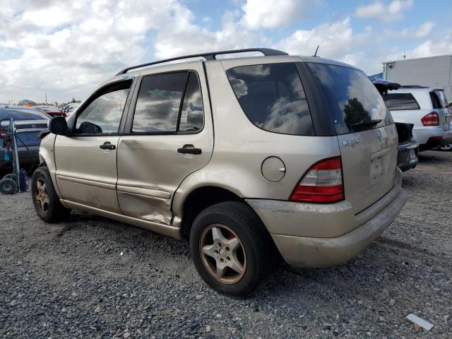 4JGAB54E61A285909 - 2001 MERCEDES-BENZ ML 320 BEIGE photo 2