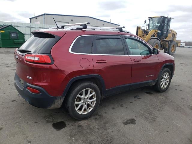 1C4PJMCB6GW115788 - 2016 JEEP CHEROKEE LATITUDE RED photo 3