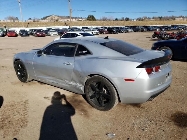 2G1FF1E31C9180268 - 2012 CHEVROLET CAMARO LT SILVER photo 2