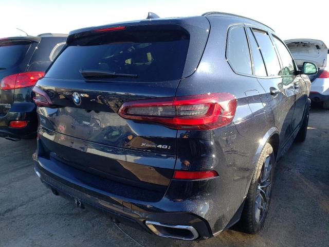 5UXCR6C07M9E59241 - 2021 BMW X5 XDRIVE40I BLUE photo 3