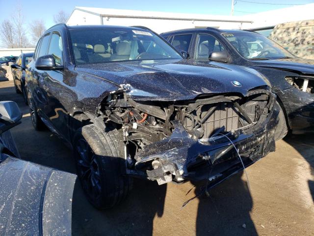 5UXCR6C07M9E59241 - 2021 BMW X5 XDRIVE40I BLUE photo 4