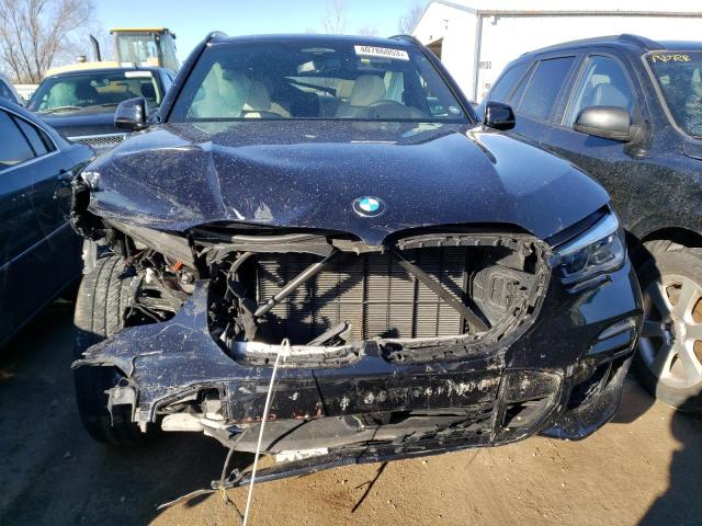 5UXCR6C07M9E59241 - 2021 BMW X5 XDRIVE40I BLUE photo 5