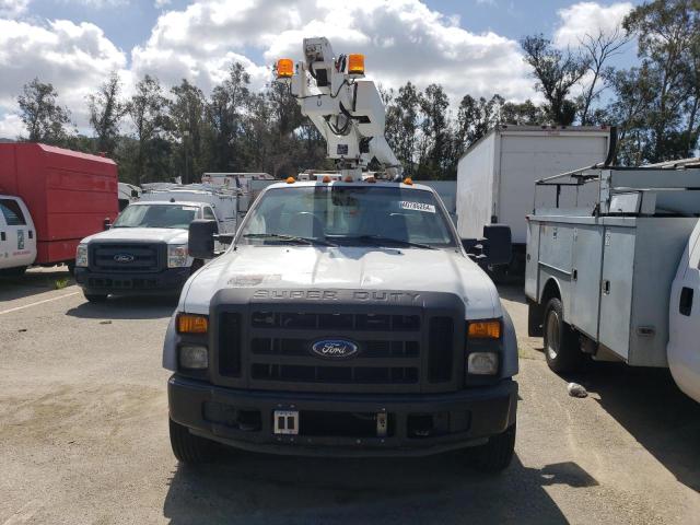 1FD4F46Y68EC32486 - 2008 FORD F450 SUPER DUTY WHITE photo 5