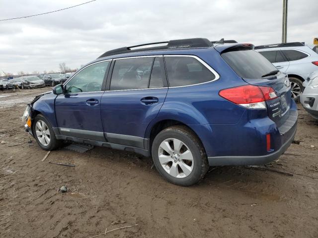 4S4BRBKC0B3427919 - 2011 SUBARU OUTBACK 2. BLUE photo 2