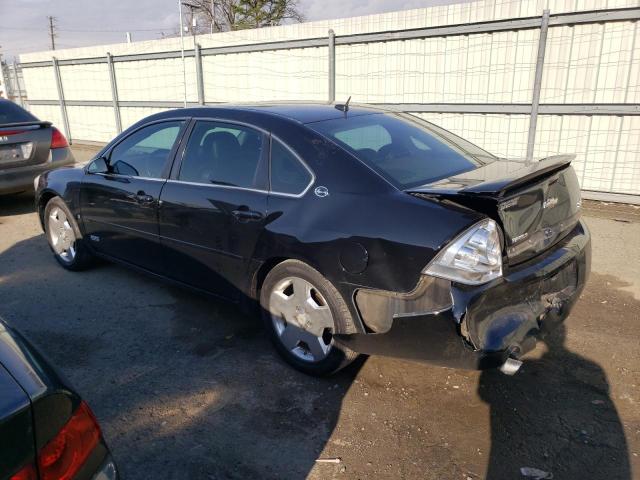 2G1WD58C869214736 - 2006 CHEVROLET IMPALA SUPER SPORT BLACK photo 2