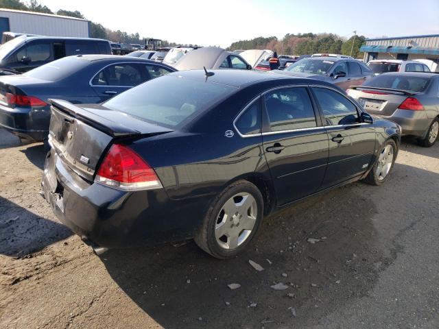 2G1WD58C869214736 - 2006 CHEVROLET IMPALA SUPER SPORT BLACK photo 3