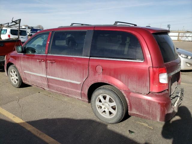 2C4RC1BG7DR503583 - 2013 CHRYSLER TOWN & COU TOURING MAROON photo 2