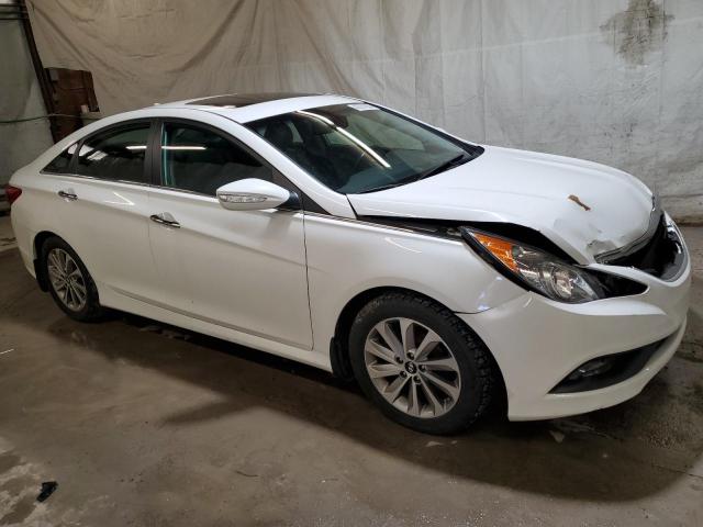 5NPEC4AC3EH869232 - 2014 HYUNDAI SONATA SE WHITE photo 4