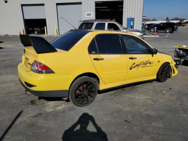 JA3AJ66F04U016700 - 2004 MITSUBISHI LANCER RALLIART YELLOW photo 3