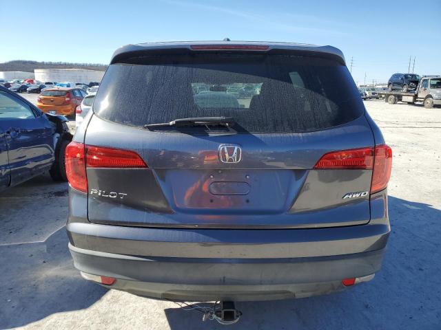 5FNYF6H39GB023243 - 2016 HONDA PILOT EX GRAY photo 6