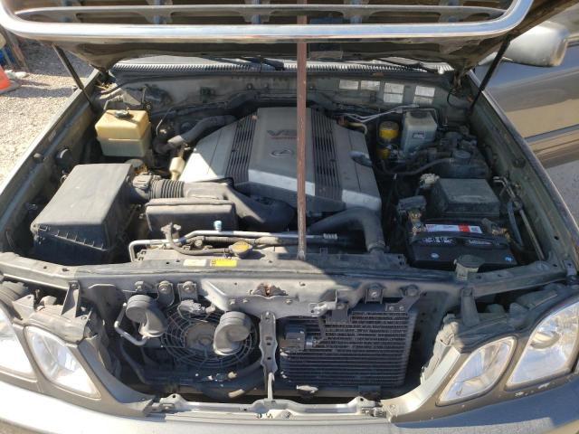 JT6HT00W6X0044357 - 1999 LEXUS LX 470 GRAY photo 12