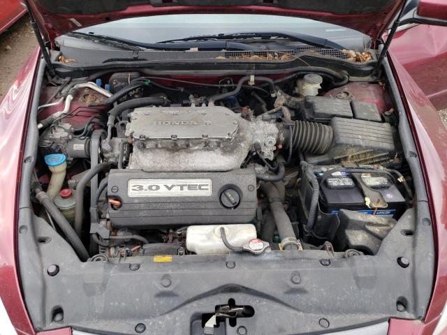 1HGCM66874A094428 - 2004 HONDA ACCORD EX RED photo 11