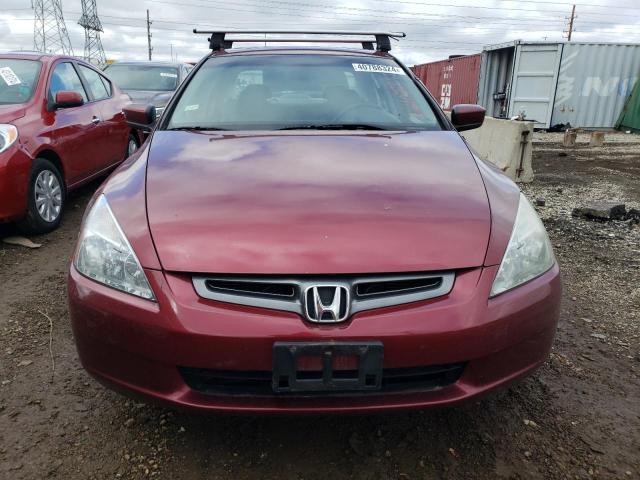 1HGCM66874A094428 - 2004 HONDA ACCORD EX RED photo 5