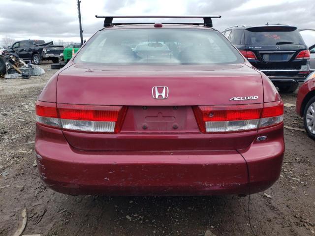 1HGCM66874A094428 - 2004 HONDA ACCORD EX RED photo 6