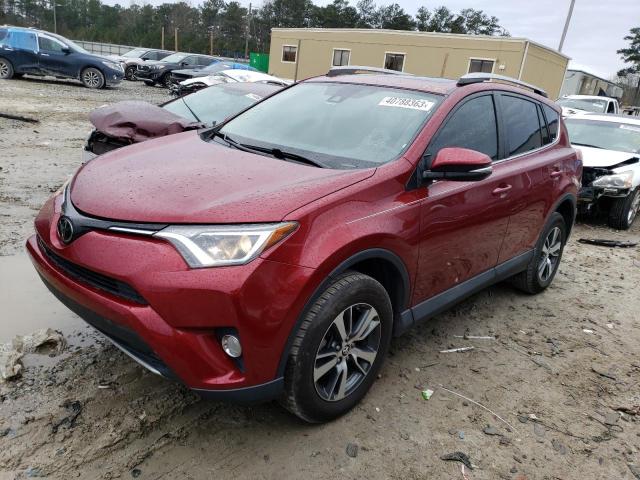 2T3WFREV6JW436236 - 2018 TOYOTA RAV4 ADVENTURE BURGUNDY photo 1