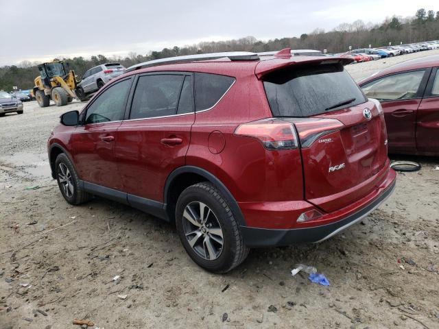 2T3WFREV6JW436236 - 2018 TOYOTA RAV4 ADVENTURE BURGUNDY photo 2