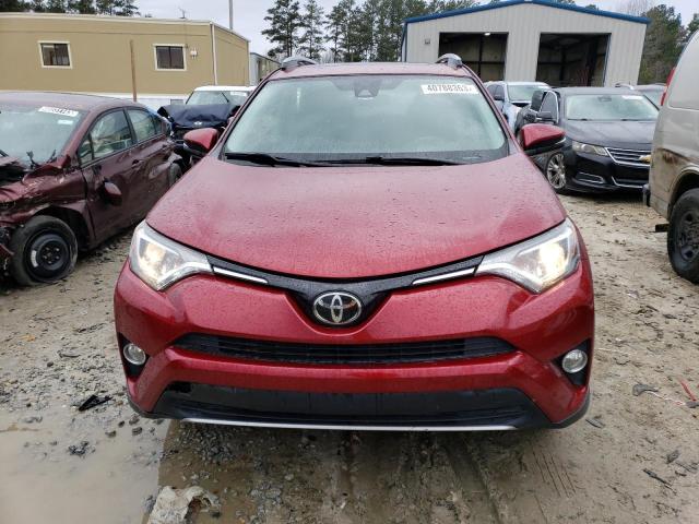 2T3WFREV6JW436236 - 2018 TOYOTA RAV4 ADVENTURE BURGUNDY photo 5