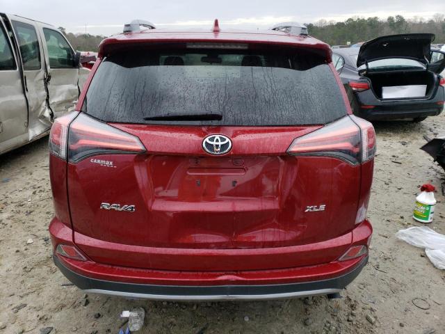 2T3WFREV6JW436236 - 2018 TOYOTA RAV4 ADVENTURE BURGUNDY photo 6