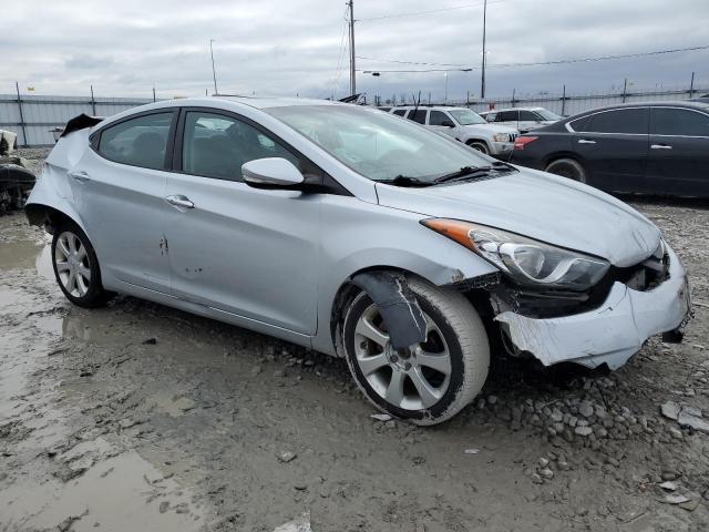 5NPDH4AE7CH111812 - 2012 HYUNDAI ELANTRA GLS SILVER photo 4