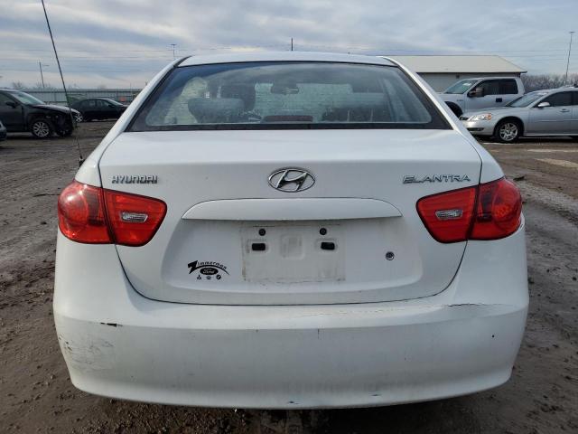 KMHDU46D57U034456 - 2007 HYUNDAI ELANTRA GLS WHITE photo 6