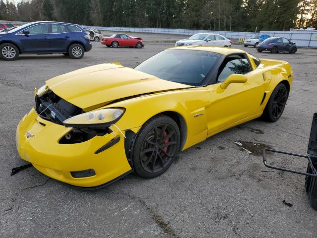 1G1YY26EX75129458 - 2007 CHEVROLET CORVETTE Z06 YELLOW photo 1