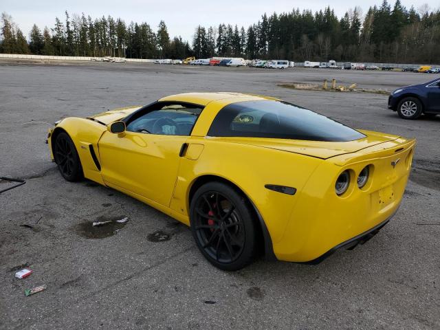 1G1YY26EX75129458 - 2007 CHEVROLET CORVETTE Z06 YELLOW photo 2