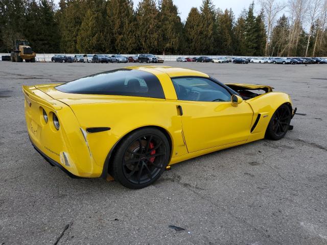 1G1YY26EX75129458 - 2007 CHEVROLET CORVETTE Z06 YELLOW photo 3