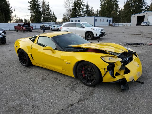 1G1YY26EX75129458 - 2007 CHEVROLET CORVETTE Z06 YELLOW photo 4