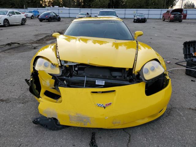 1G1YY26EX75129458 - 2007 CHEVROLET CORVETTE Z06 YELLOW photo 5