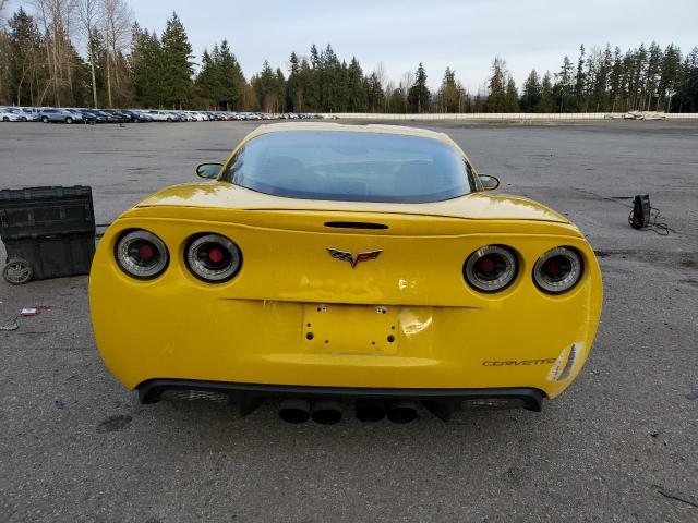 1G1YY26EX75129458 - 2007 CHEVROLET CORVETTE Z06 YELLOW photo 6