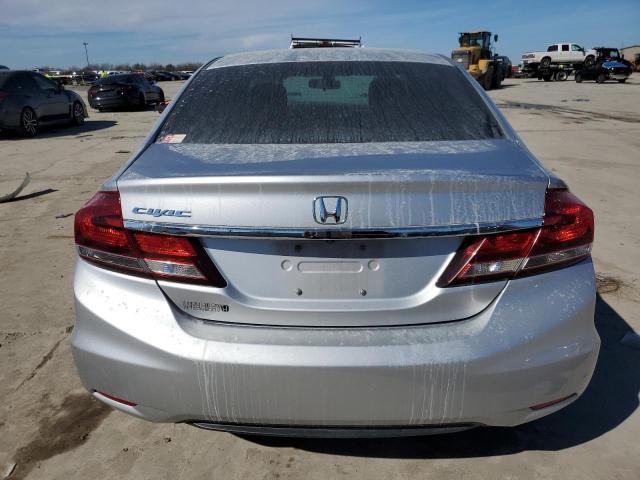 2HGFB2F54FH554098 - 2015 HONDA CIVIC LX SILVER photo 6