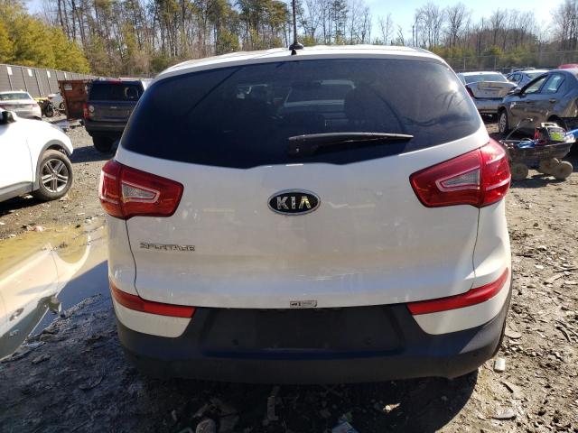 KNDPB3A29C7335943 - 2012 KIA SPORTAGE BASE WHITE photo 6