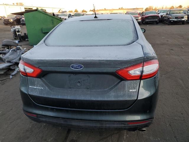 3FA6P0H7XGR163620 - 2016 FORD FUSION SE GRAY photo 6