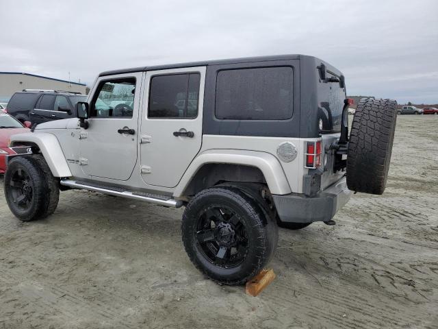 1C4BJWEG9CL260818 - 2012 JEEP WRANGLER U SAHARA SILVER photo 2