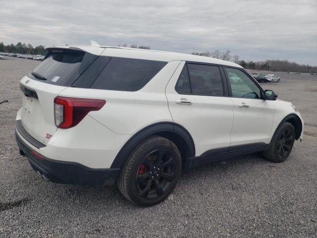 1FM5K8GC5NGB02189 - 2022 FORD EXPLORER ST WHITE photo 3