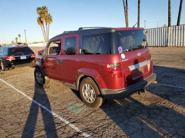 5J6YH1H35AL004684 - 2010 HONDA ELEMENT LX MAROON photo 2