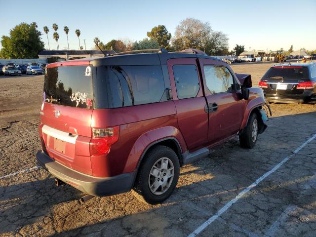 5J6YH1H35AL004684 - 2010 HONDA ELEMENT LX MAROON photo 3