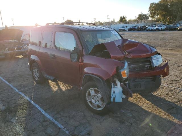 5J6YH1H35AL004684 - 2010 HONDA ELEMENT LX MAROON photo 4