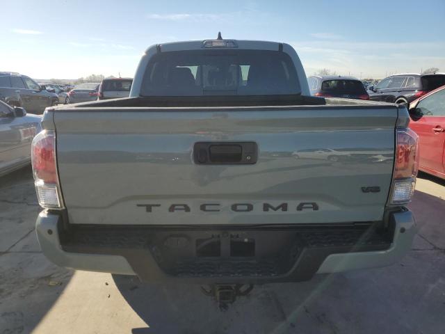 3TMCZ5AN7NM499619 - 2022 TOYOTA TACOMA DOUBLE CAB GREEN photo 6