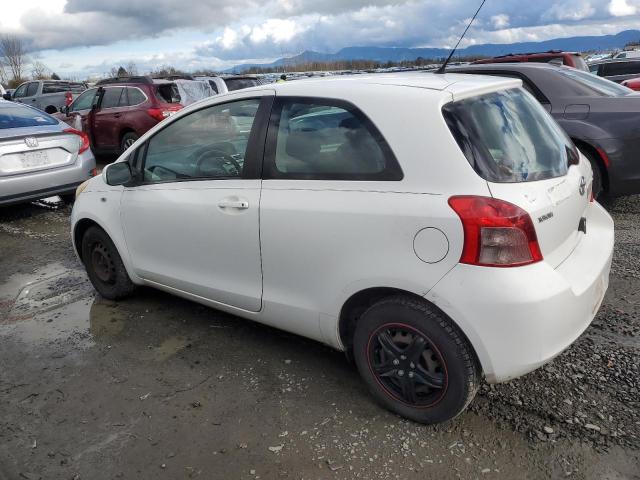 JTDJT923275118636 - 2007 TOYOTA YARIS WHITE photo 2