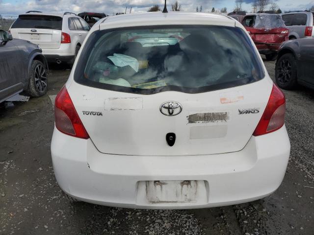 JTDJT923275118636 - 2007 TOYOTA YARIS WHITE photo 6