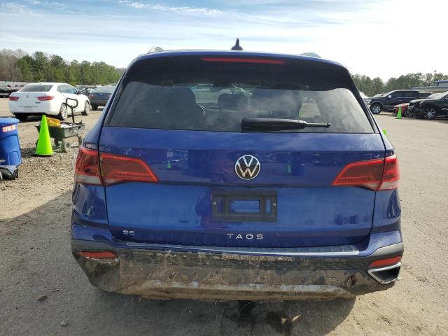 3VVSX7B27NM094010 - 2022 VOLKSWAGEN TAOS SE BLUE photo 6