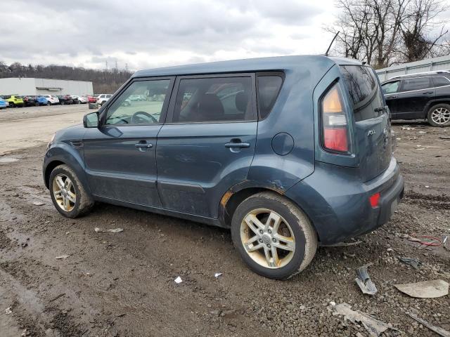 KNDJT2A29B7213224 - 2011 KIA SOUL + BLUE photo 2