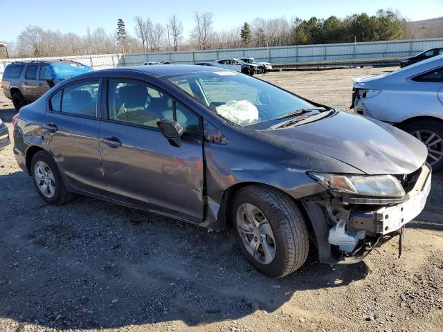 2HGFB2F54EH541575 - 2014 HONDA CIVIC LX GRAY photo 4