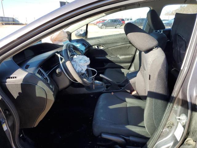 2HGFB2F54EH541575 - 2014 HONDA CIVIC LX GRAY photo 7