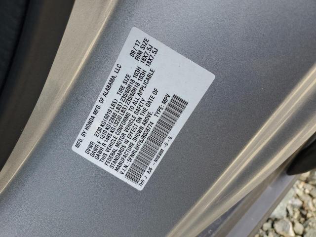 5FNRL6H76JB038774 - 2018 HONDA ODYSSEY EXL SILVER photo 13