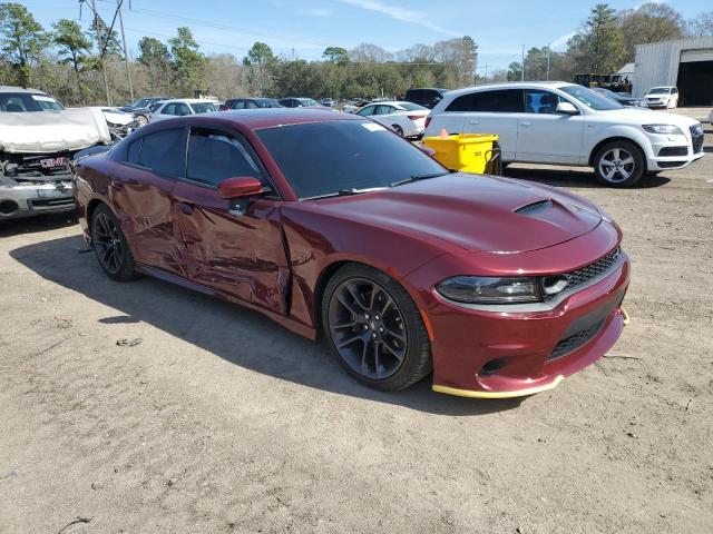 2C3CDXGJ9LH180172 - 2020 DODGE CHARGER SCAT PACK RED photo 4