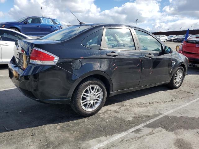 1FAHP35N78W259880 - 2008 FORD FOCUS SE BLACK photo 3