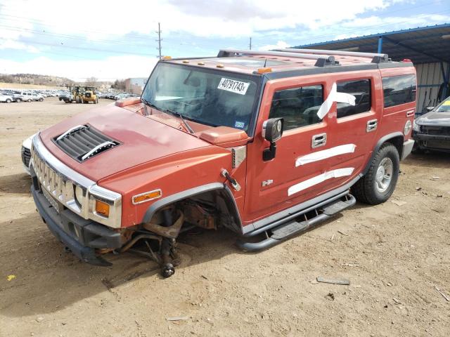 5GRGN23U54H104628 - 2004 HUMMER H2 RED photo 1